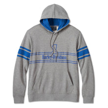 Load image into Gallery viewer, 96019-24vm Harley MEN`S #1 RACING HOODIE - MEDIUM GREY HEATHER
