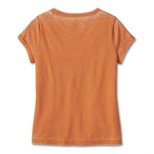 Load image into Gallery viewer, 96129-24vw Harley WOMEN`S SCREAMIN` EAGLE BURNOUT TEE - HARLEY ORANGE
