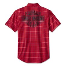 Load image into Gallery viewer, 96558-24vm Harley SHIRT WOVEN  RED PLAID 96558-24vm
