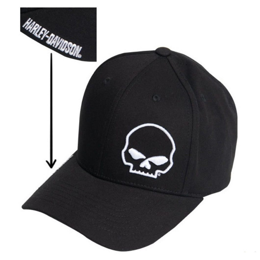 brvc0021-l/xl Harley HD CAP CROOKED  SKULL  BLK brvc0021-l/xl brvc0021-l/xl