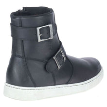 Load image into Gallery viewer, Harley wo-d84708 Harley Women&apos;s Bateman Black Motorcycle Engineer Boots, D84708
