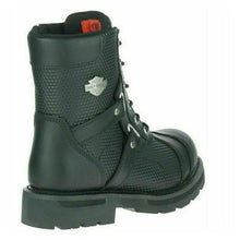 Load image into Gallery viewer, Harley wo-d93788 HARLEY Mens Stealth Carbon Lace 7-Inch Black Motorcycle Boots, D93788
